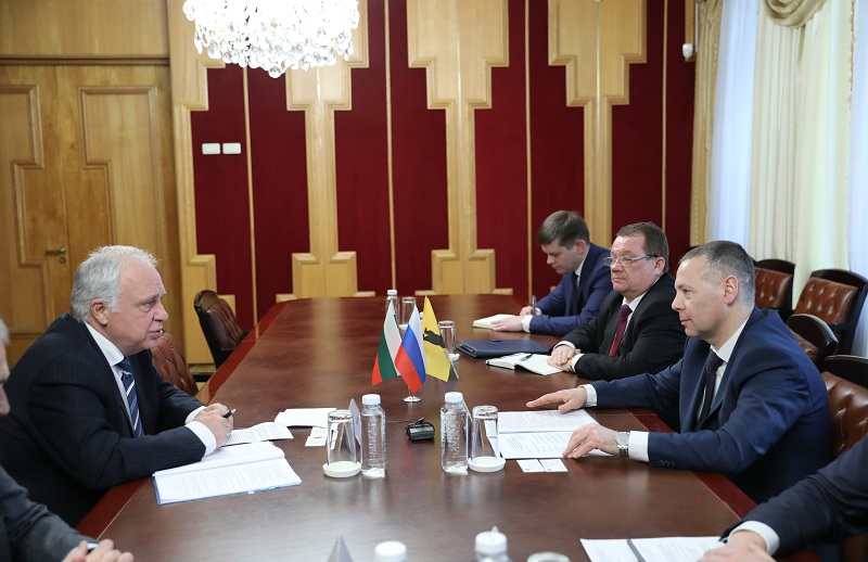 Михаил Евраев заявил о заинтересованности в расширении сотрудничества региона с Республикой Болгарией