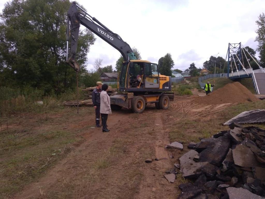 Начались работы по реконструкции моста в поселке Борисоглебском