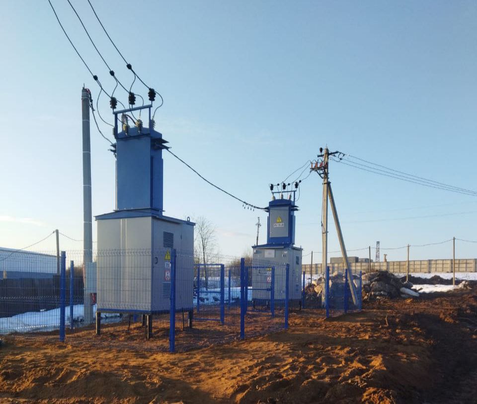 Новые очистные сооружения в селе Нагорье подключили к электросетям