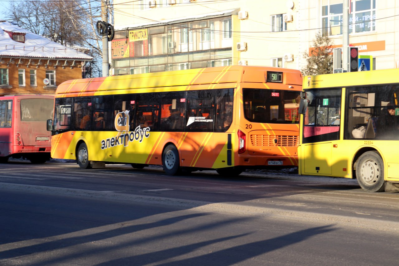 Электробусы выйдут на новый маршрут в Ярославле в начале июня