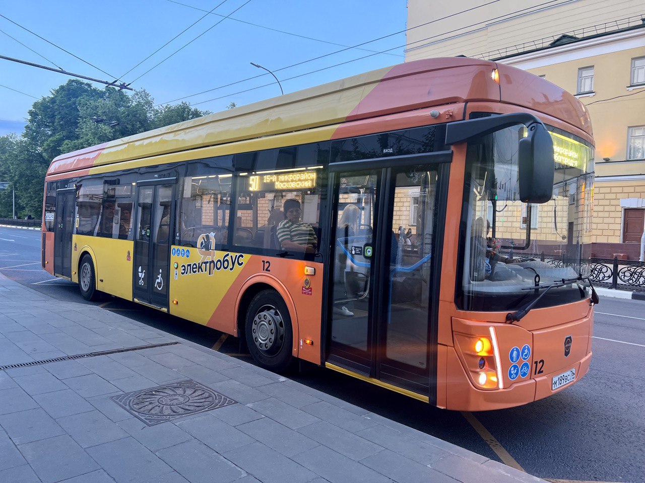Пассажиры воспользовались электробусами в Ярославле уже 917 тысяч раз