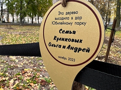 В Юбилейном парке Ярославля продолжается посадка деревьев