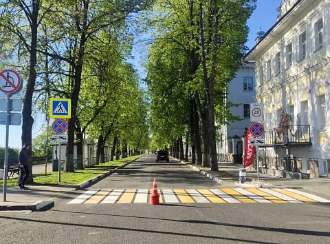 В Ярославле стартовал второй этап нанесения дорожной разметки