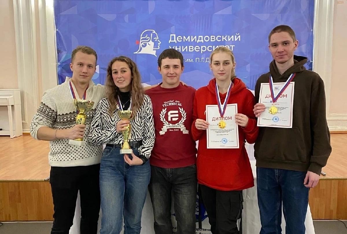 Сборная политеха чемпион Ярославской области по шахматам